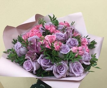 Букет 25 роза микс ,Эквадор, 60см